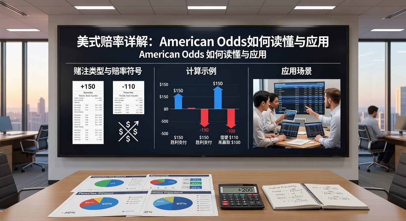 美式赔率详解：American Odds读懂指南
